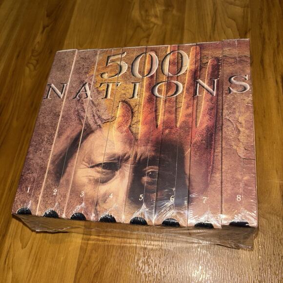 500 Nations - VHS Complete Box‎ Set 8 Volume Documentary Native American New